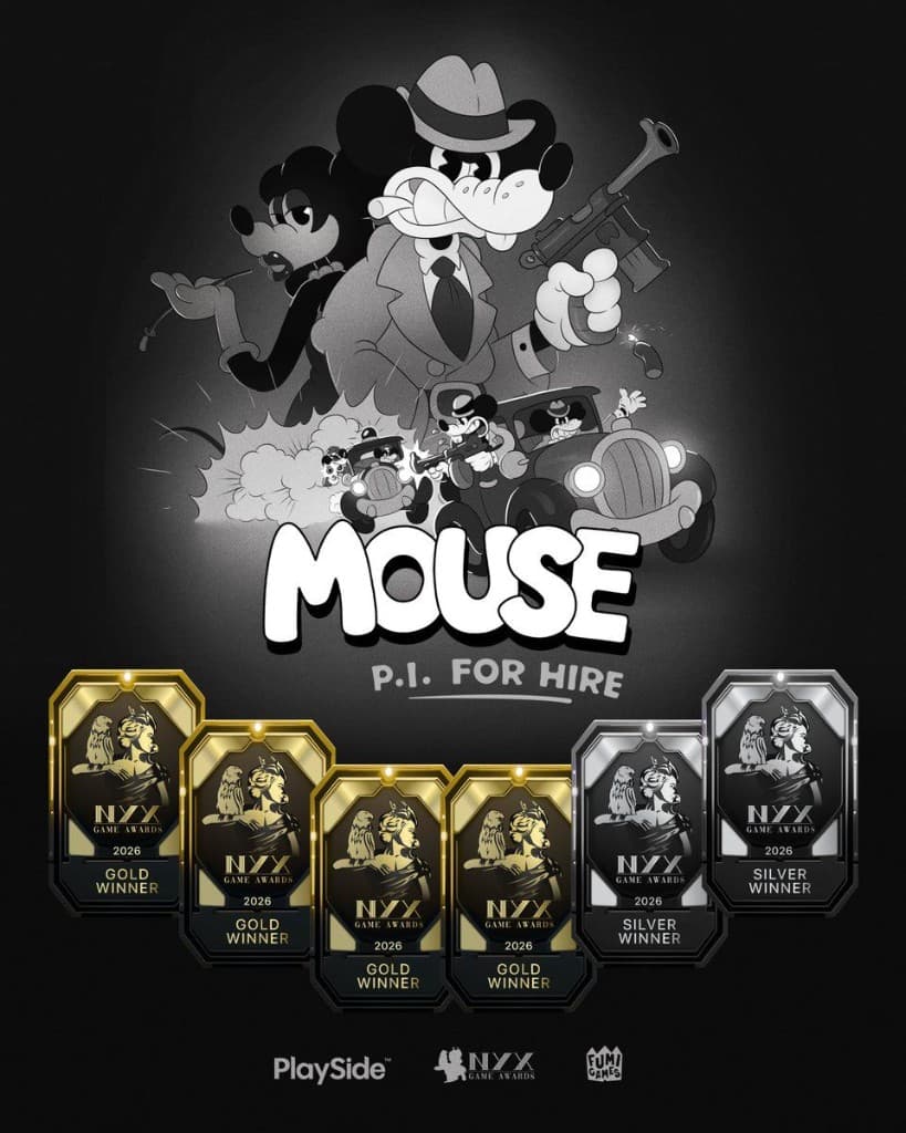 MOUSE: P.I. For Hire NYX Game Awards winner announcement